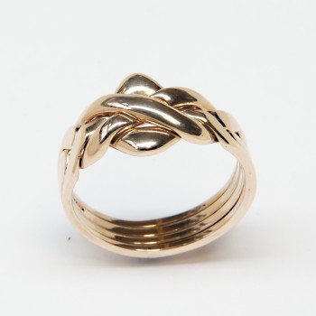 9ct Gold Puzzle Ring
